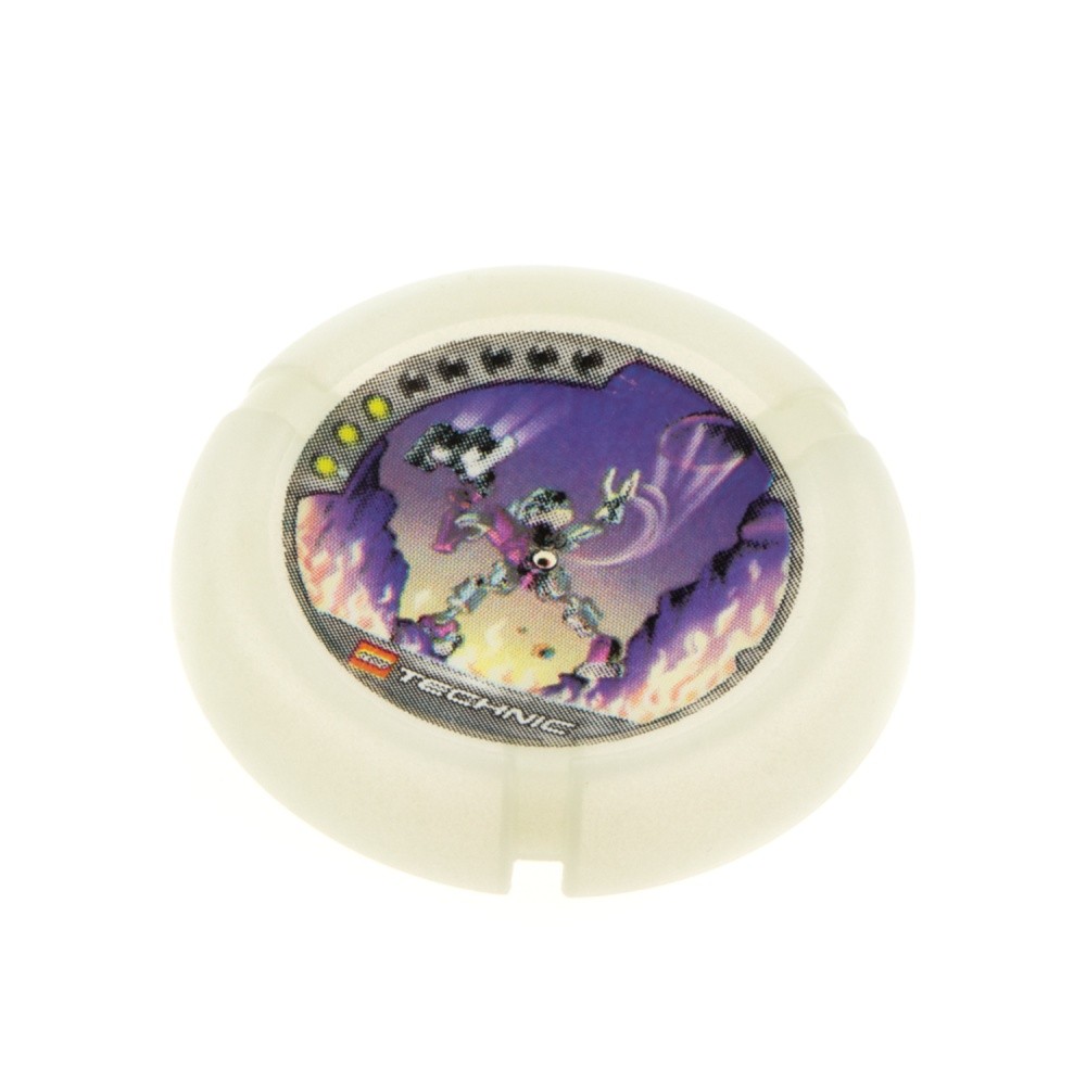 1x Lego Technic Sliding Disc 5x5 Robot Attack Glow in the Dark 32171pb056