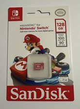 SanDisk 128 GB Micro SD XC Memory Card for Nintendo Switch - Switch Lite