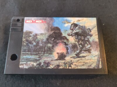METAL GEAR 2 SOLID SNAKE MSX MSX2 Game cartridge, w/Manual
