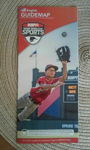 2019 Espn Wide World Of Sport Disney World Guide Map Ebay