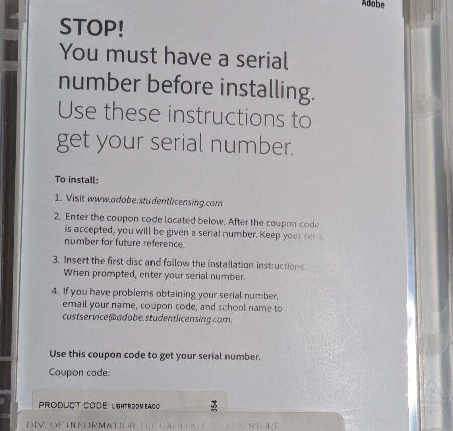 Adobe Photoshop Lightroom 3  Student Teacher Licensing Edition - Image 4 of 4