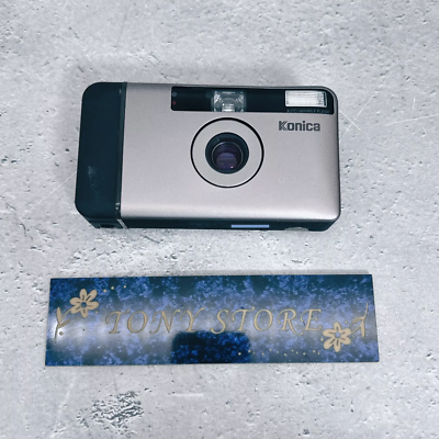 Konica Big mini BM-301 Silver 35mm Compact Film Camera Point