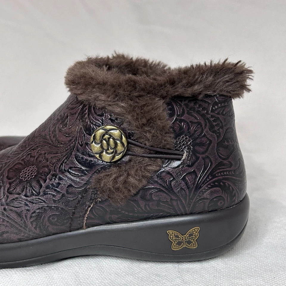 Botas Alegria Meri para mujer estilo tooled melaza MER-422 piel sintética talla 9,5 10 40 Foto 2 de 4