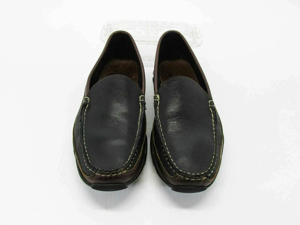 Zapato Allen Edmonds Hombre Boulder Veneciano Talla 9.5D Mocasín de Conducción Usado qp Foto 4 de 4