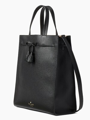 Kate Spade Womens Black Hayes Street Tall Sam Tote Bag PXRUA024