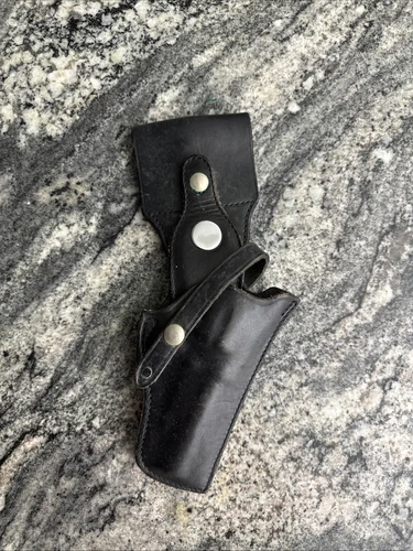 SAFARILAND Monrovia BLACK LEATHER 11" HOLSTER S&W LG/FR