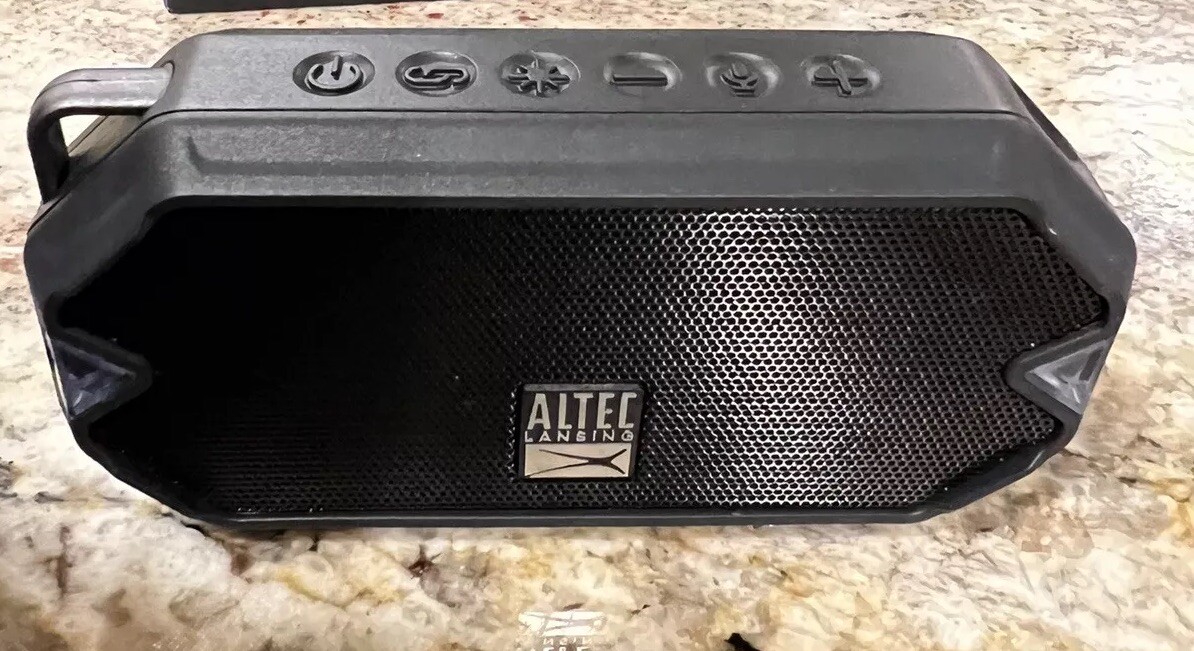 HydraMini Waterproof Speaker - by ALTEC LANSING - IMW1000-BLK - NEW-image