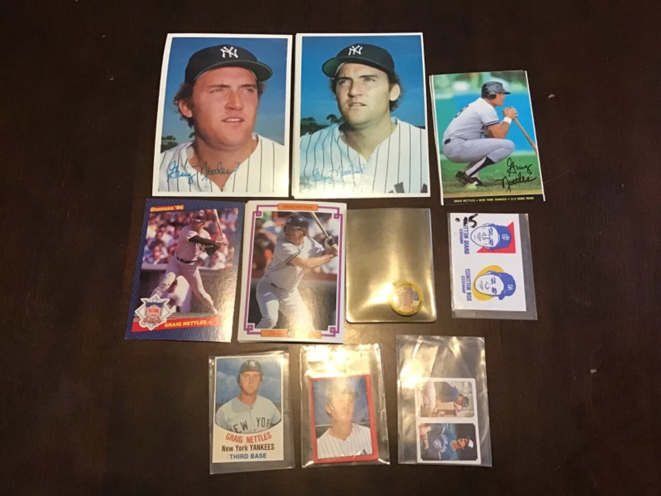 GRAIG NETTLES Oddball Insert & Regular issue Baseball YANKEES YOU CHOOSE - Image 3 of 4