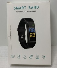 Smart Band Your Health Steward Fitness Tracker Black Bracelet New /Open Box