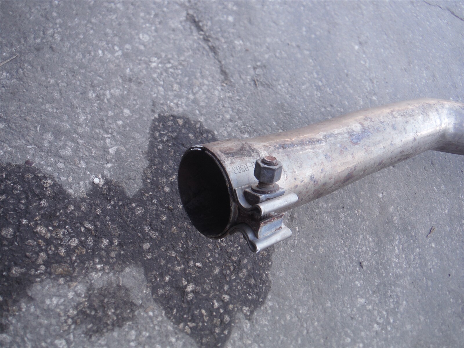 2014-2019 MASERATI GHIBLI PASSENGER RIGHT REAR EXHAUST MUFFLER DOWN PIPE OEM 