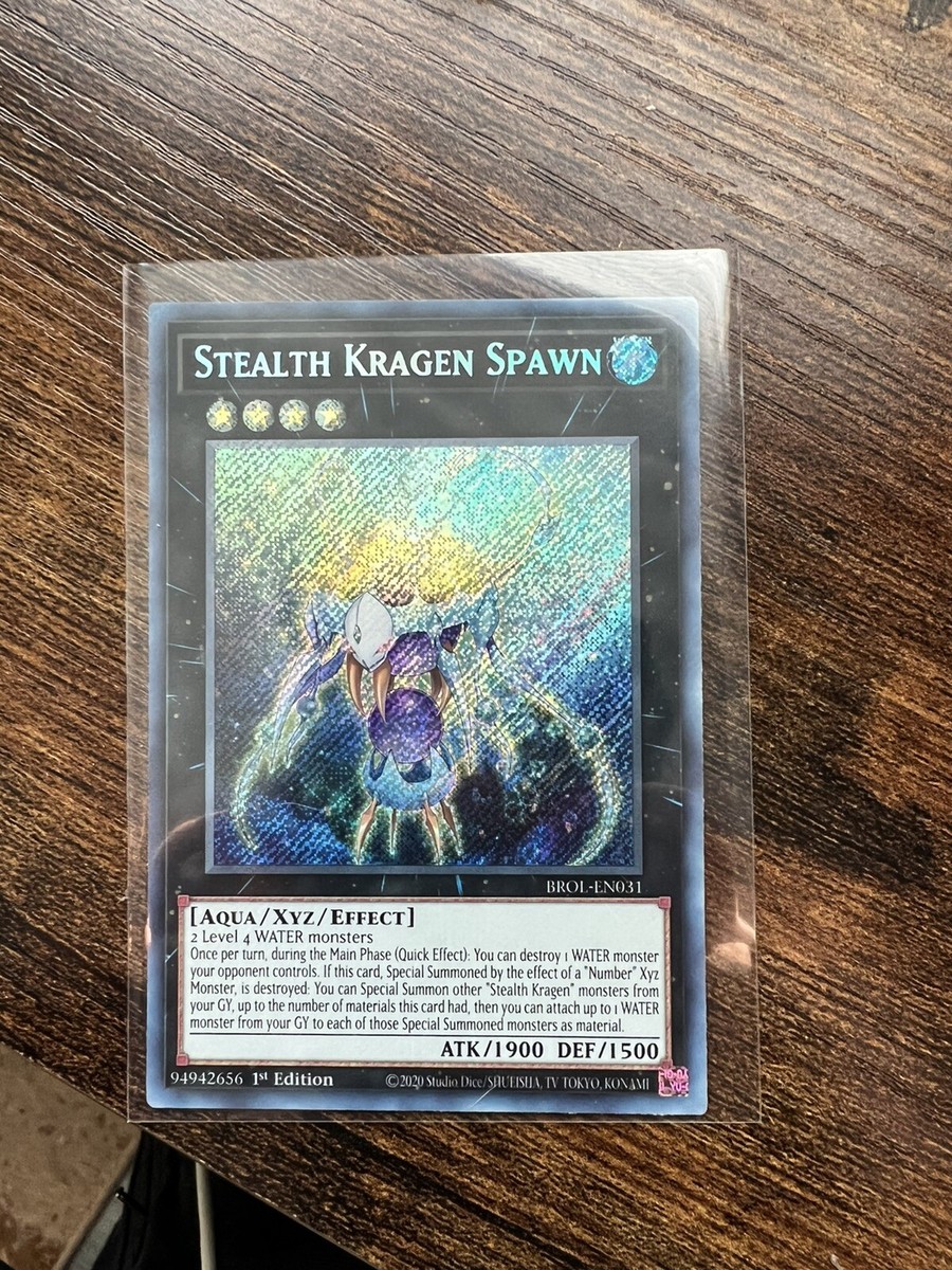 Yugioh! Stealth Kragen Spawn - BROL-EN031 Secret Rare - 1st ed NM | eBay Yugioh! Stealth Kragen Spawn - BROL-EN031 Secret Rare - 1st ed NM | eBay