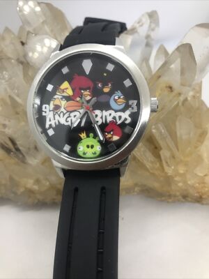 NOS Rovio Entertainment 2009-2011 Angry Birds Large Dial Watch With New Battery 