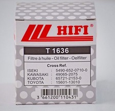 FILTRO OLIO T1636 per JOHN DEERE Part #AM107423 & KUBOTA 65721-2153-0 & B33,2006H