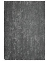 Teppich Rechteckig 140X200 Cm Dunkelgrau Getuftet Shaggy Hochflor Modern Demre