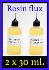 60 ml.  KESTER 186   Soldering Solder Liquid Flux Reflow   NO CLEAN   ROSIN FLUX