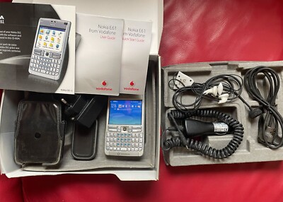 Nokia E61 OVP mit GPS Empfänger und Zubehörpaket (Ohne Simlock)
