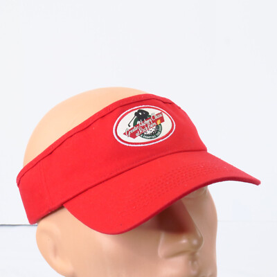 Rock Barn Ahead Visor Hat Greater Hickory Classic PGA Tour Event Red Adjustable