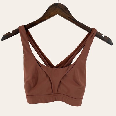 Lululemon Stash It All Bra in Ancient Copper Red Size 4 Medium Support C/D Cup