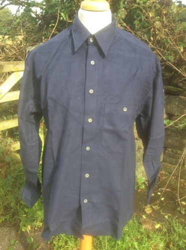 Camicia uomo cotone moleskin 4 colori opzioni meno di metà prezzo SVENDITA prezzo basso - Foto 5 di 5