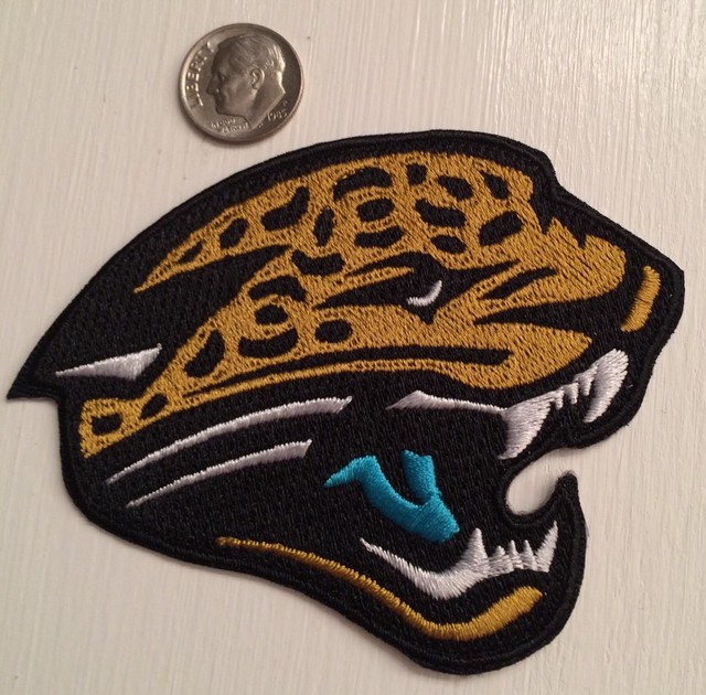 NFLJacksonville Jaguars Iron On Embroidered Patch 3 1/4" eBay