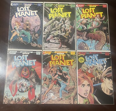 Eclipse Comics Lost Planet Full Mini-Series #1-#6