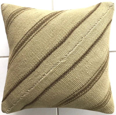 Kissen Alte Kelim Vintage Orientalisches Olive Grün Old Pillow Almohad a Cushion - Bild 1 von 4