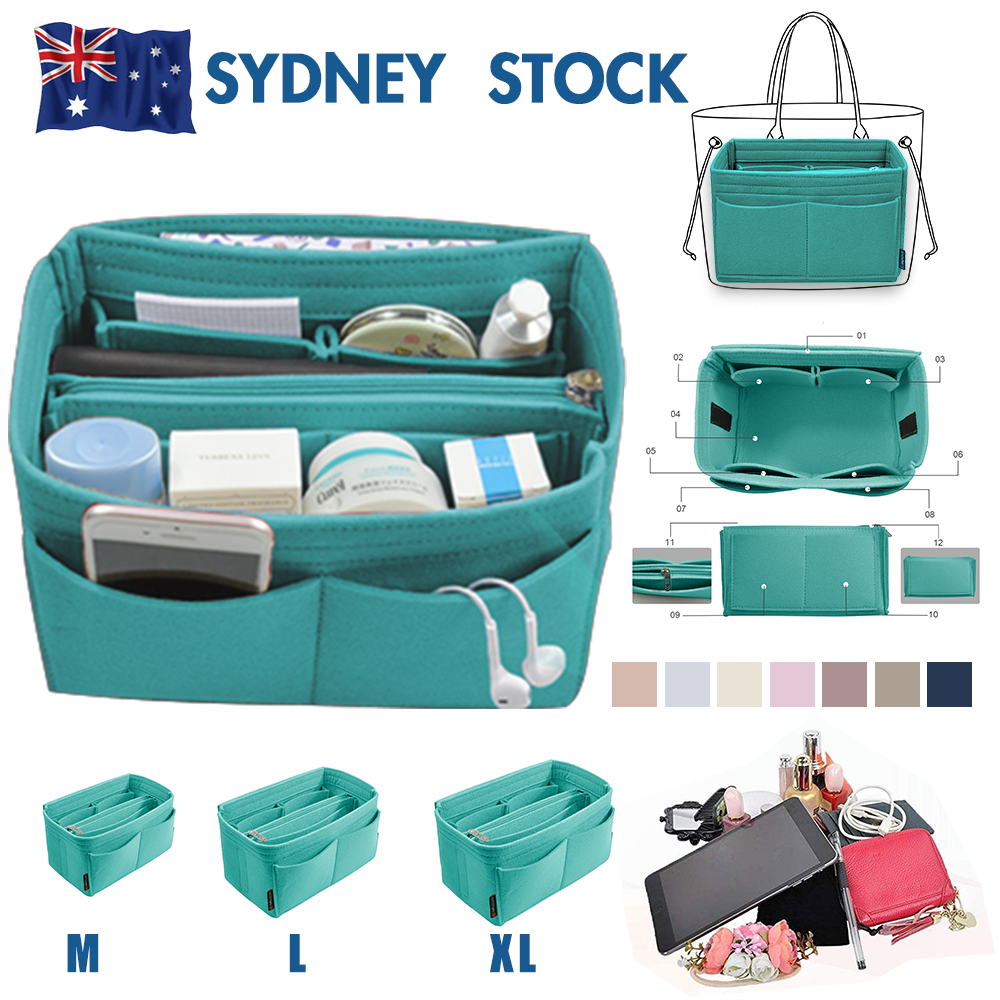 Organizer Insert Felt Organiser Bag Travel Felt Bag Organiser