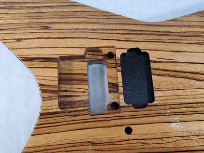 Finished Zebrawood Hxx Xiphos body fits Ibanez (tm) RG and Jem