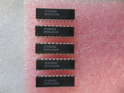 DM74LS299N IC SHIFT REG SINGLE 8-BIT SERIAL PARALLEL 20-PIN DIP (5 PER LOT)