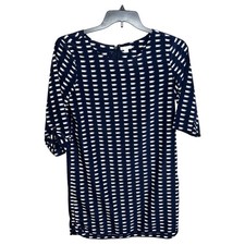 Gap Dress Women’s Size S Blue White 3/4 Sleeve Tea Cup