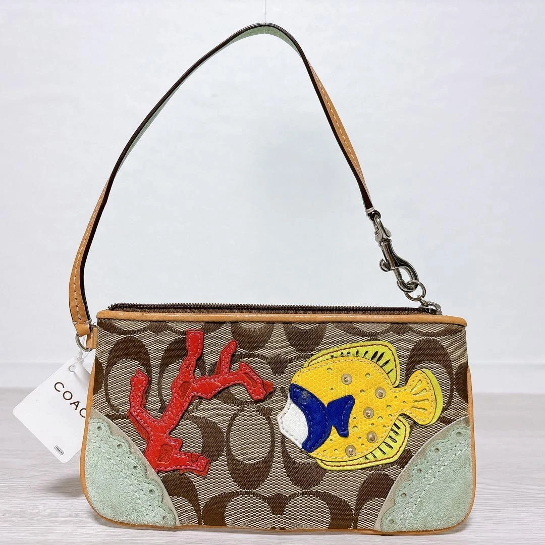 LIMITED◎Y2K◎COACH FISH POUCH BAG RARE Coach Fish Bags & Handbags for Women for sale | eBay