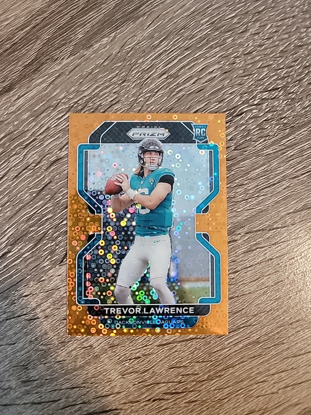 2021 Panini Prizm - Rookie Trevor Lawrence #331 Orange Disco Prizm (RC)