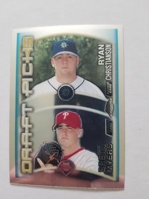 2000 Topps Chrome Draft Picks Ryan Christenson Brett Myers #213