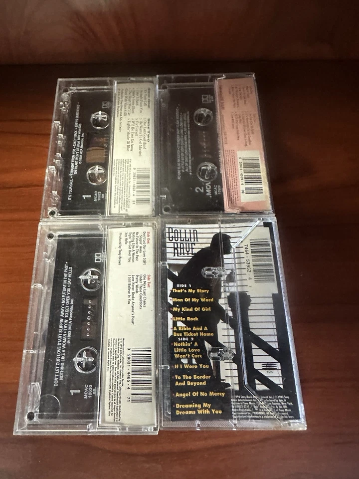 Lot Of 4 Country Cassette Tapes Reba, Wynonna, Vince Gill, & Collin Raye Foto 3 de 3