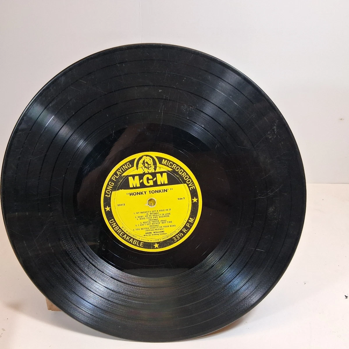 Hank Williams 33 RPM Speed Vinyl Records for sale | eBay