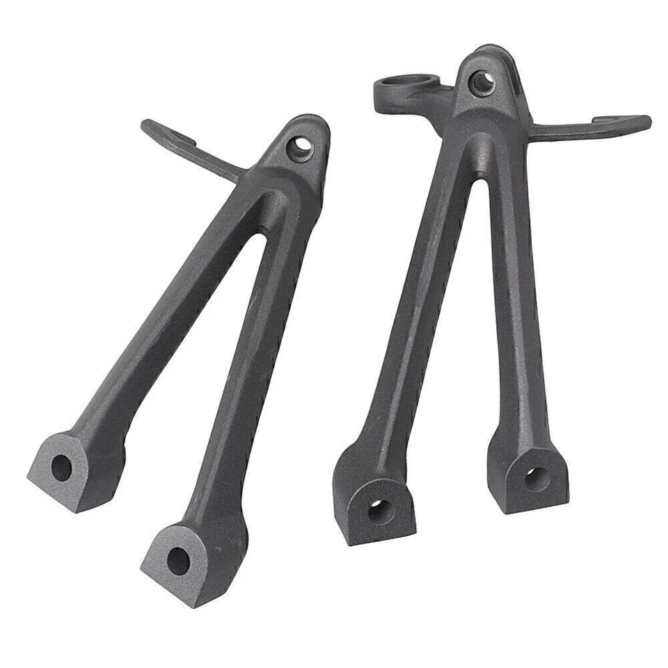 1x Rear Footrest Assembly Kit with Foot Pegs For Suzuki GSXR600 GSXR750 2008-10 - Imagem 2 de 4