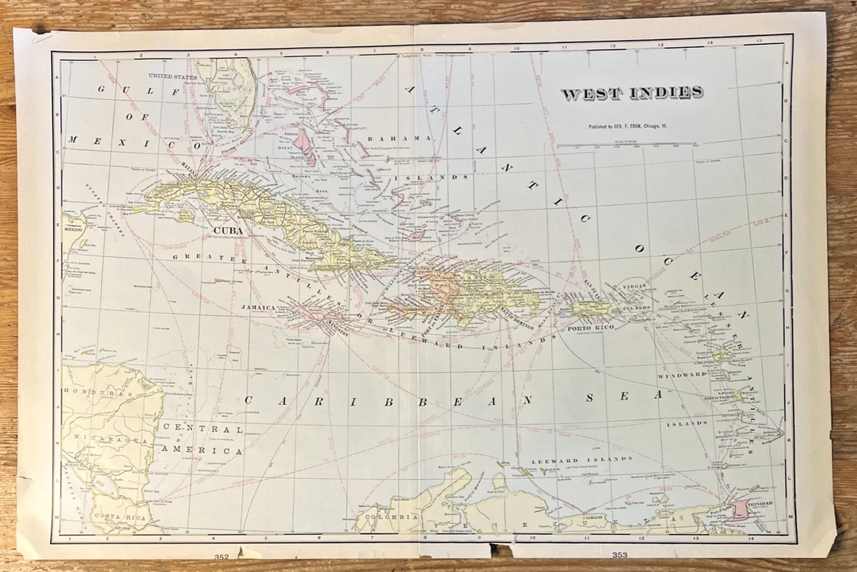 George Cram Antique World Maps & Atlases for sale | eBay