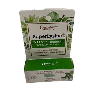 Quantum Health Super Lysine and Cold Sore Treatment - ( 2 Pack ) FREE SHIPPING
