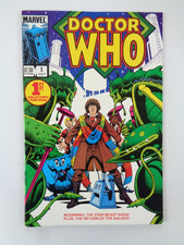 MARVEL COMICS : DOCTOR WHO # 1 BY DAVE GIBBONS , PAT MILLS + JOHN WAGNER 1984