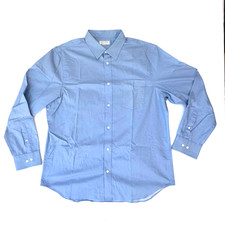 Banana Republic Mens Dress Shirt Light Blue Non-Iron Slim Fit Size XXL 18-18 1/2