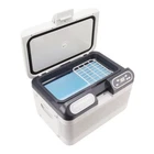 110V US Plug Car Refrigerator Aluminum ABS 12L Portable RV Electric Cooler TU