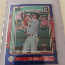 2024 Panini Donruss - Optic Rated Prospects Roman Anthony #122 Blue Velocity...