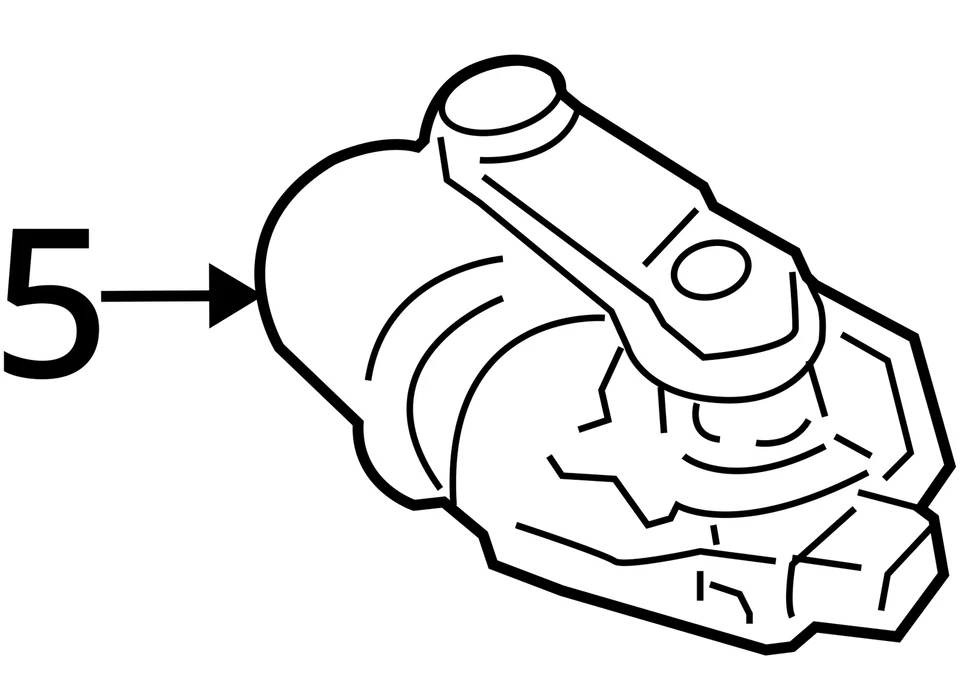 2007 LEXUS ES350 Front Windshield Wiper Motor OEM 167K Miles Used 8511033330 - Image 4 of 4
