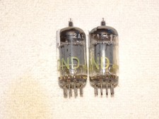 2 x 12AX7/ECC83 Amperex/Hammond Tubes*1967*BOGEY + TESTED - Super Strong*#2