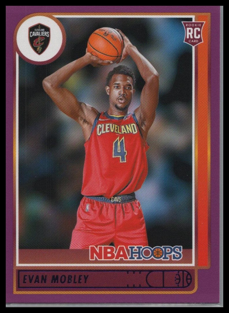 2021-22 Hoops #234 Evan Mobley Purple