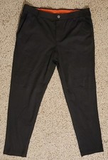 Redvanly Kent Pull On Pants Mens Large Black Performance Golf Stretch Nylon
