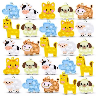 Cartoon Tier Schlüsselanhänger Stress Relief Spielzeug Party Favors Geschenk
