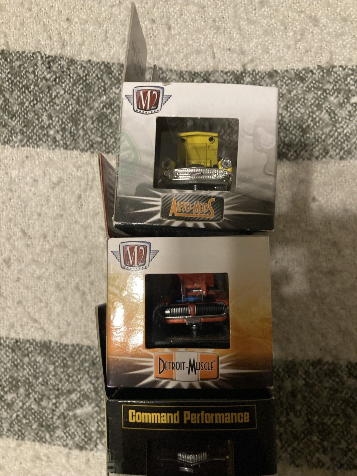 3 M2 Machines 1:64 1957 Chevrolet Sedan Delivery Mercury 1968 Cougar 1971 Camaro thumbnail 8