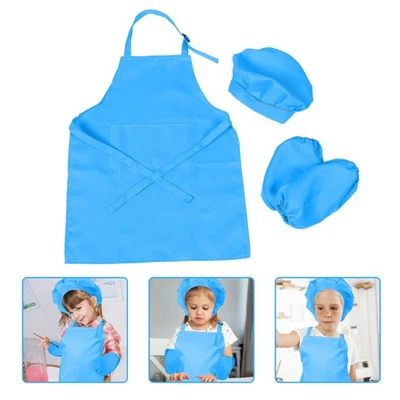 Enfant Tablier De Peinture Pour Enfants Tabliers Cuisine Les Filles - Photo 1/4