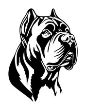 Cane Corso Decal 4 4.25"x5.5" Choose Color